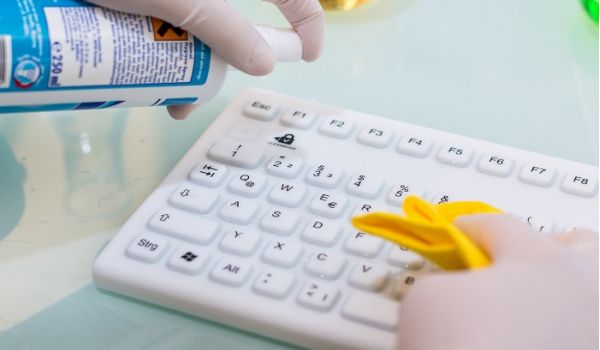 硅胶键盘的消毒